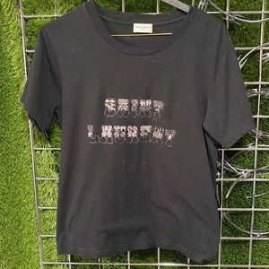 Authentic Saint Laurent logo T-shirt